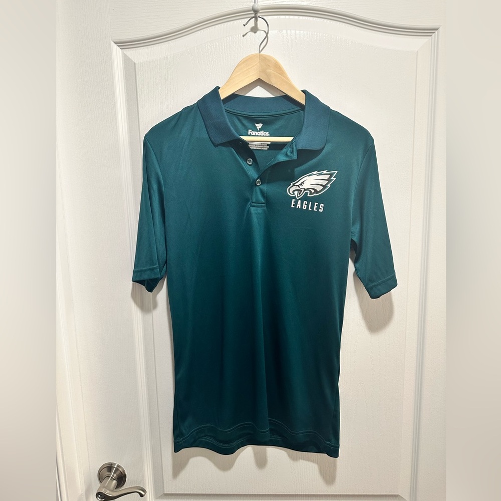 Men’s Philadelphia Eagles Team Color Polo - Midnight Green - Size: Medium